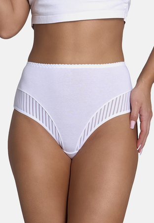 Wol-Bar Eco-QI Majtki wysokie figi, bia�y