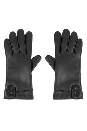 Vivisence 7211 Rękawiczki skórzane, black