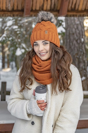 Vivisence 7103 Szalik lub apaszka komin, pomarańczowy