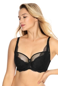 Gaia 931 Veronika Biustonosz półusztywniany, czarny