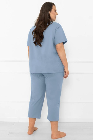 Italian Fashion Ksara kr.r. sp.3/4 Nocna piżama, stalowy