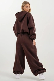 Dkaren DK-K-B27 Komplet bluza+spodnie, czekolada