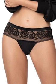 Róża Lafonia Majtki stringi, czarny