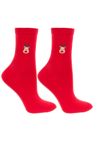 Moraj CSLS250-007 Skarpety za kostk�, red
