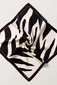 Vivisence S65-003 Szalik lub apaszka apaszka, czarny/biały/zebra