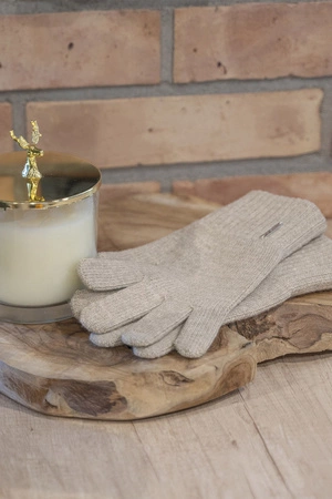 Vivisence 7204 Rękawiczki dzianinowe, beżowy