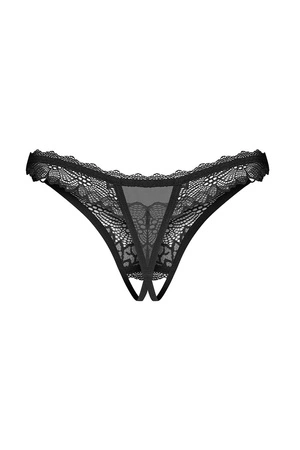 Obsessive Deina More crotchless thong Majtki stringi otwarte, black