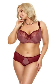 Nessa Moly N500 Maxi Biustonosz miękki, bordowy