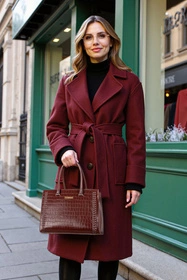 Vivisence T0011 Torebka do ręki, brązowy