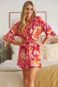 Doctor Nap SWW.5323 Nocna szlafrok, capri flowers