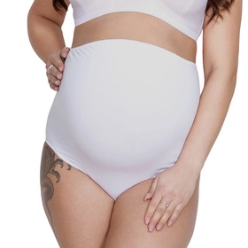 Mitex Mama Belly Majtki wysokie figi, white