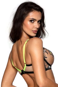 Axami V-10141 Biustonosz miękki, beżowo-czarny