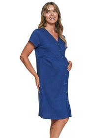 Doctor Nap TCB.7547 Nocna koszula, indigo blue