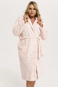 Italian Fashion Drina dł.r. Nocna szlafrok, róż