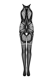 Obsessive G331 bodystocking Body bodystocking, czarny