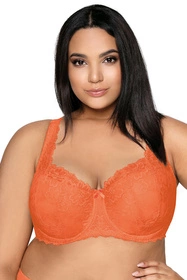 Mat 053/22 Carmela Big Biustonosz usztywniany, pomarańczowy