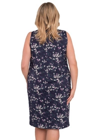 Italian Fashion Evita sz.r. Nocna koszula, granat/druk