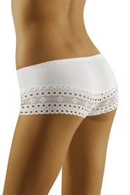 Wol-Bar Eco-Ho Majtki szorty, biały