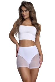 Wol-Bar Relaxa Majtki bermudy, biały