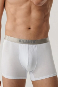 Atlantic BMH-012 Majtki bokserki, biały