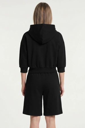 Vivisence 9210kmpl Komplet szorty + bluza, czarny