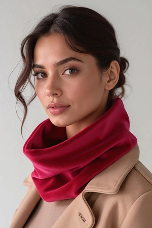 Vivisence 7109 Szalik lub apaszka komin, rubinowy