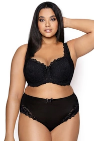 Mat 053/22 Carmela Big Biustonosz usztywniany, czarny