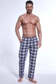 Cornette 691/55 Nocna spodnie, szary/krata