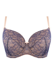 Unikat Tess Biustonosz usztywniany, granat-beż