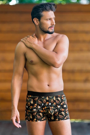 Italian Fashion John Majtki bokserki, druk whiskey