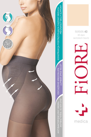 Fiore Mama 40 den M5209 Wyr�b po�czoszniczy rajstopy, light natural
