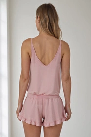 Vivisence 2044 Nocna komplet top + szorty, różowy