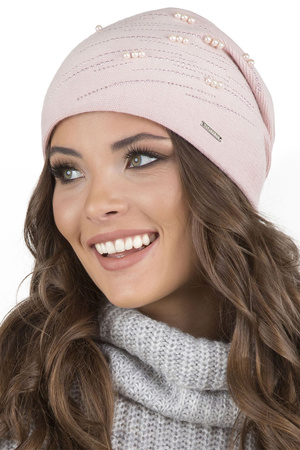 Vivisence 7012 Nakrycie g�owy czapka, pudrowy r�