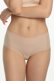 Julimex Mousse Maxi Majtki wysokie figi, beżowy
