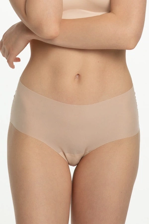 Julimex Mousse Maxi Majtki wysokie figi, beżowy