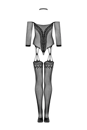 Obsessive G333 bodystocking Body bodystocking, czarny