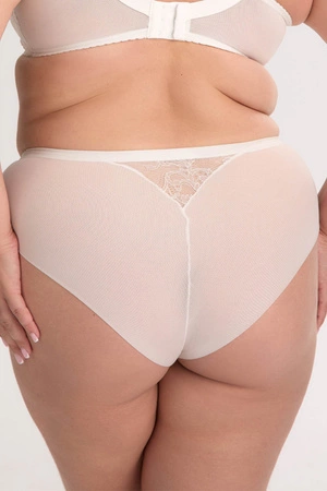 Bella Misteria 60-130 Beza Śmietankowa Majtki figi, ecru