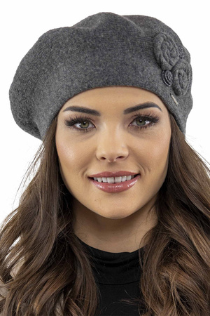 Vivisence 7037 Nakrycie g�owy beret, ciemnoszary