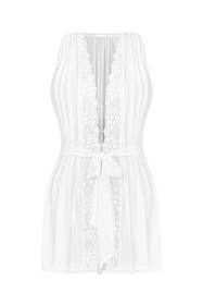 Obsessive Heavenlly peignoir Nocna peniuar, biały