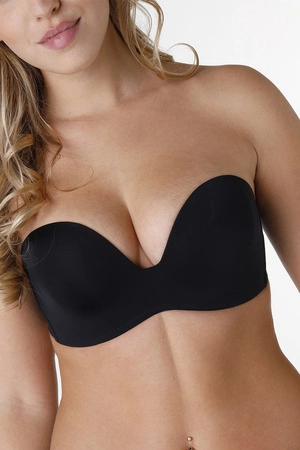 Wonderbra WB00032D Biustonosz bardotka, 001 noir
