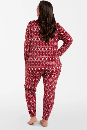 Italian Fashion Islandia dł.r. dł.sp. Dres homewear, bordo