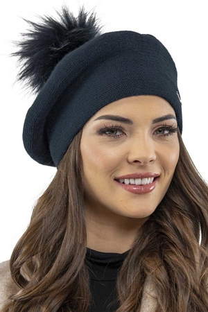 Vivisence 7035 Nakrycie głowy beret, granatowy