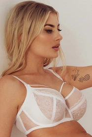 Azal Kalina Maxi Biustonosz miękki, biały