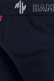 Atlantic 2MP-1565 2-pak Majtki slipy, grafit/fiolet