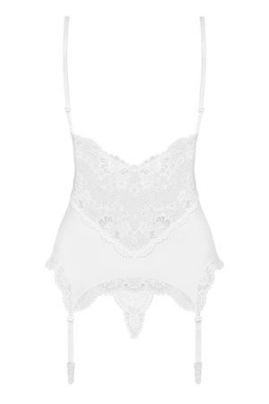 Obsessive 810-COR-2 Gorset sexy, biały