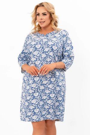 Italian Fashion Bisali r.3/4 Nocna koszula, druk/niebieski