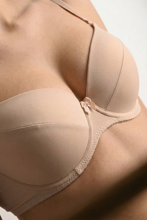 Vivisence 1089 Biustonosz push-up, beżowy