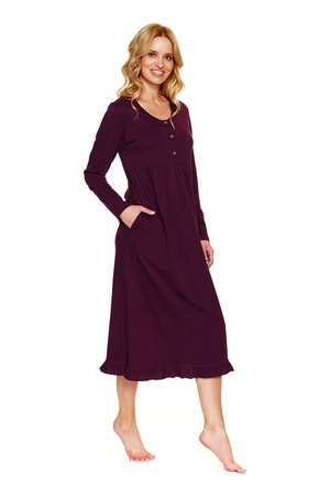 Doctor Nap TM.7318 Nocna koszula, burgundy