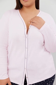 Italian Fashion Libra dł.r. dł.sp. Nocna piżama, róż/druk