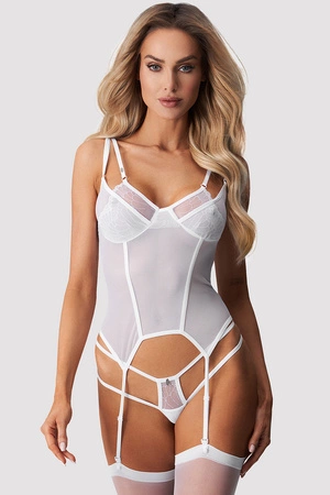 Obsessive Arrowel corset Gorset sexy, white